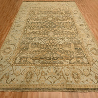 8'10" x 12'2" | Brown Distressed Design | Wool | 210000028917