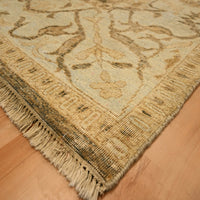 8'10" x 12'2" | Brown Distressed Design | Wool | 210000028917