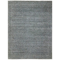 9'2" x 12'1" | Grey Geometric | Wool | 210000028934