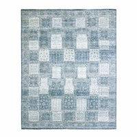 8'0" x 10'1" | Blue Garden Design | Wool | 210000029236