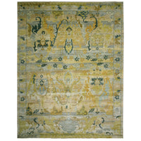 9'1" x 12'1" | Grey Gold Persian | Wool | 210000028915