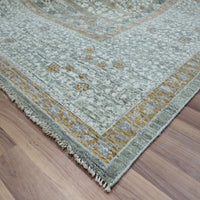 8'11" x 12'1" | Green Mamluk | Wool | 210000032329