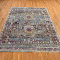 7'10"x10'5" | Pink Khotan | Silk | 210000031274
