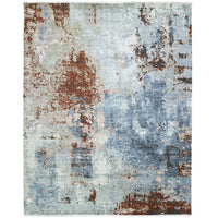 9'0"x12'4" | Red Abstract | Wool | 210000031289