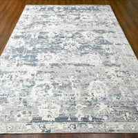 9'3"x12'0" | Blue Erased | Wool | 210000031304