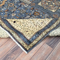 9'0"x12'0" | Gray Mamluk | Wool | 210000026289