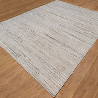 9'1"x12'0" | White Loomed | Wool | 210000031307