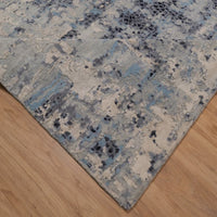 9' x 11'9" | Grey Mosaic | Wool & Silk | 210000032105