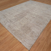 10'1" x 13'11" | Brown Modern Erased | Wool | 210000032330