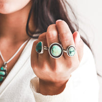 Size 7.75 | Turquoise Sierra Bella Shadowbox Ring