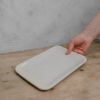 Small Serving Platter | White