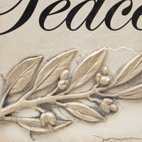 Peace (Olive Branch) T539 *Made to Order* | Sid Dickens Memory Block