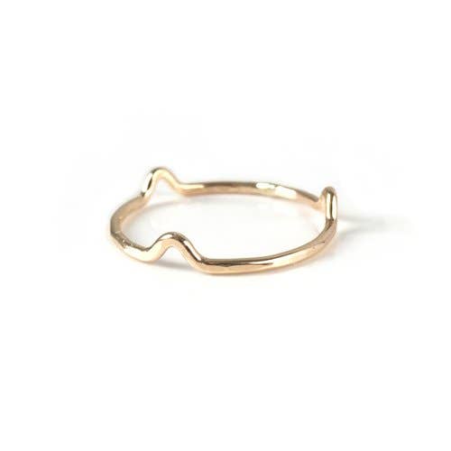 Freeform Stacking Ring | Gold