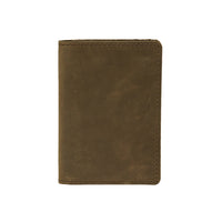 Leather Passport and Vax Card Wallet