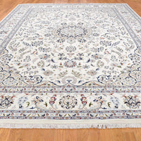 8'10"x12'1" | Ivory Nain | Wool and Silk | 21250