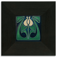 Motawi Tulip Bud in Indigo - 4x4