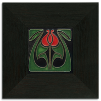 Motawi Tulip Bud in Red - 4x4