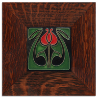 Motawi Tulip Bud in Red - 4x4
