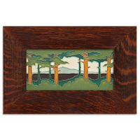 Motawi Pine Landscape Spring Horizontal - 4x8