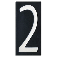 Motawi 4x8 House Numbers 0-9 | Black