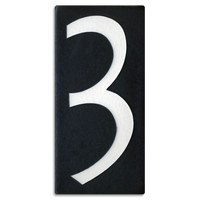 Motawi 4x8 House Numbers 0-9 | Black