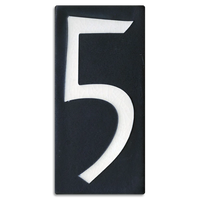 Motawi 4x8 House Numbers 0-9 | Black