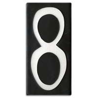 Motawi 4x8 House Numbers 0-9 | Black