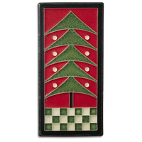 Motawi Dard Hunter Tree in Red - 4x8