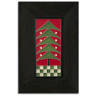 Motawi Dard Hunter Tree in Red - 4x8