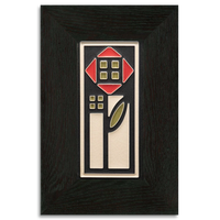 Motawi Kolo Rose in Red - 4x8 (Discontinued)