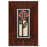 Motawi Kolo Rose in Red - 4x8 (Discontinued)