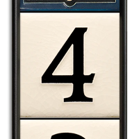 Motawi 4x4 House Number Frame | 3-Slot