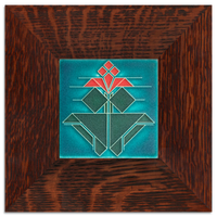 Motawi Avery Tulip in Turquoise - 4x4