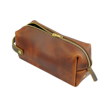 High Line Leather Pouch | Saddle Brown