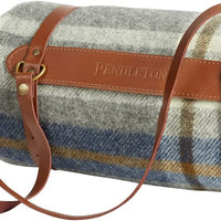 Motor Robe with Leather Carrier | Raleigh Plaid