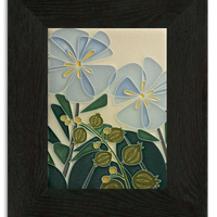 Motawi Blossom Bliss in Light Blue - 6x8 (Discontinued)