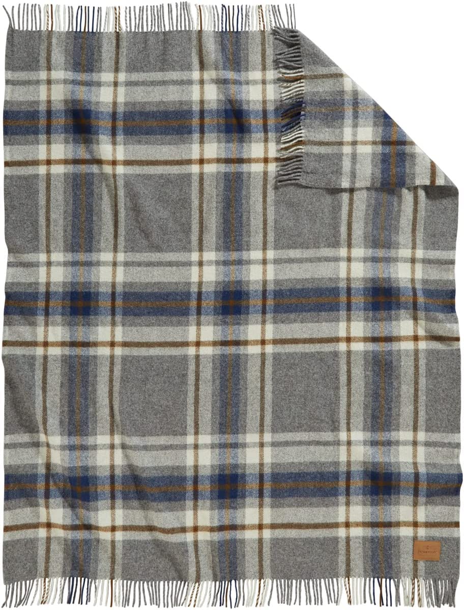 Motor Robe with Leather Carrier | Raleigh Plaid