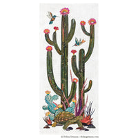 Cactus Country Tortoise | Archival Print
