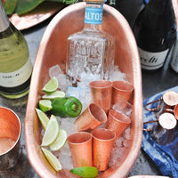 Tequilero Copper Shot Glass