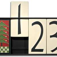 Motawi 4x8 House Number Frame | 4-Slot