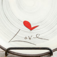Small Round Plate | Love (Word)