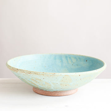 Medium Footed Bowl | Blue