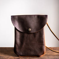 Victor Crossbody Purse | Dark Brown