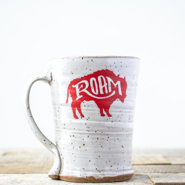Roam Bison in Red Mug