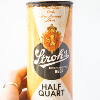 Stroh's Half Quart Tumbler