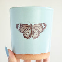 Butterfly Tumbler | Robin's Egg Blue