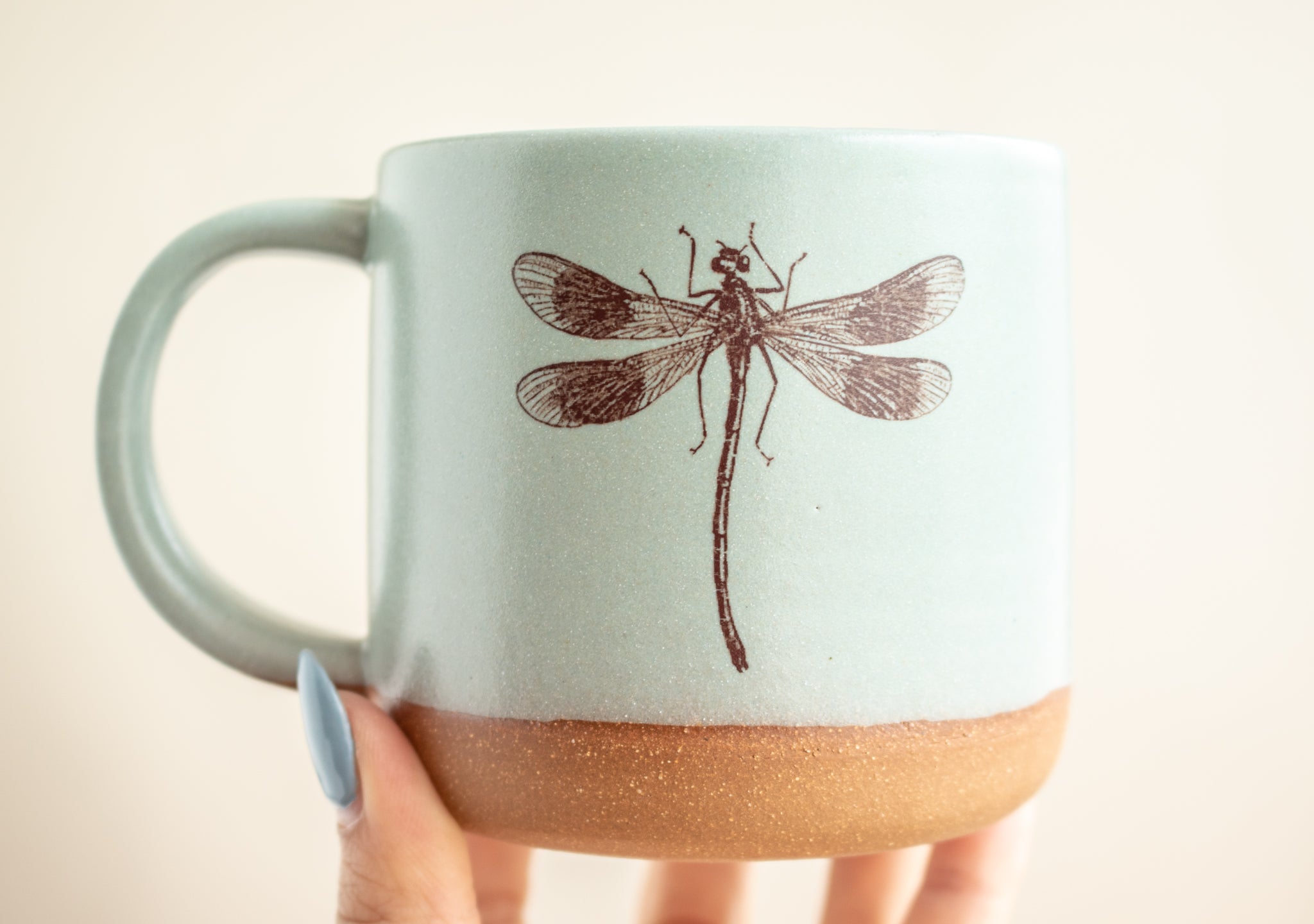 Grayling Ceramics | Dragonfly Mug | Robin's Egg Blue – The