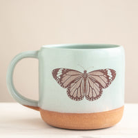 Butterfly Mug | Robin's Egg Blue