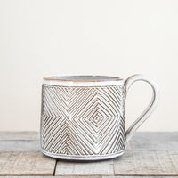 Concentric Diamonds Mug