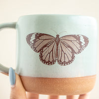 Butterfly Mug | Robin's Egg Blue